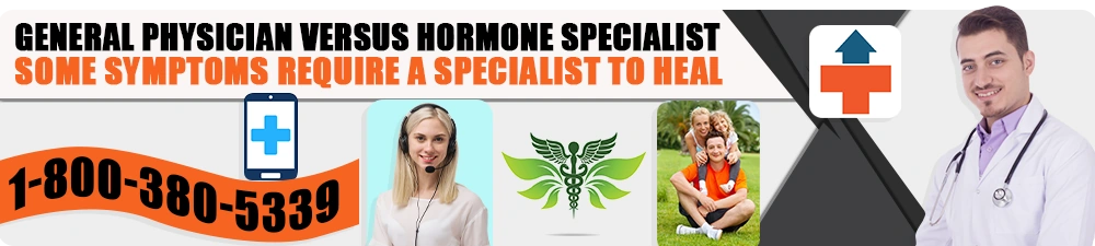 general physician versus hormone specialist some symptoms require a specialist to heal header