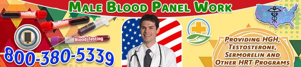 male blood panel work