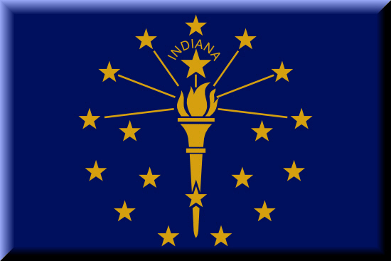 Indiana state flag, blood testing facilities Indiana state flag, medical clinics
