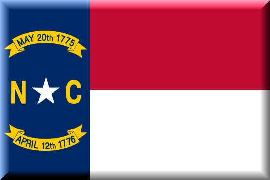 North Carolina state flag, medical clinics