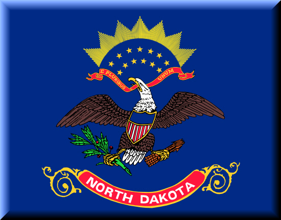 North Dakota state flag, blood testing facilities North Dakota state flag, medical clinics