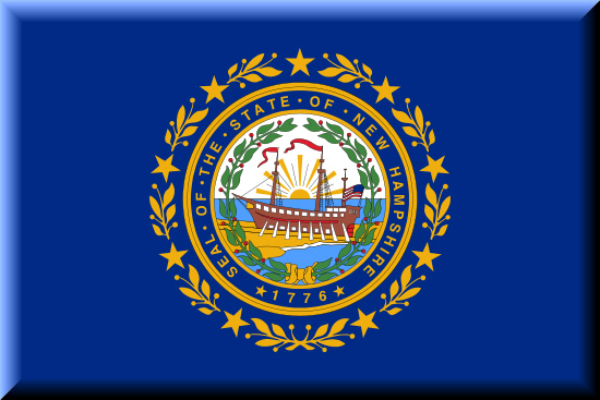 New Hampshire state flag, blood testing facilities New Hampshire state flag, medical clinics