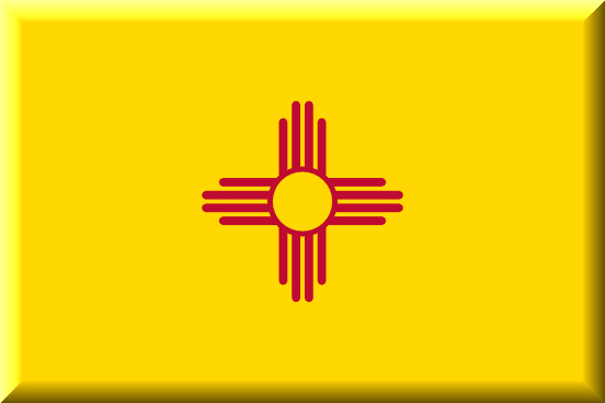 New Mexico state flag, blood testing facilities New Mexico state flag, medical clinics