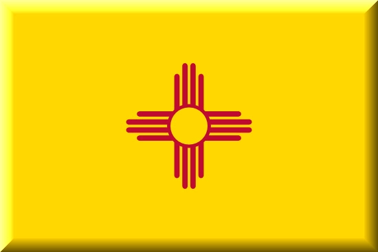 New Mexico state flag, medical clinics