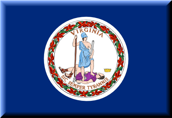 Virginia state flag, blood testing facilities Virginia state flag, medical clinics