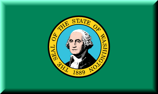 Washington state flag, blood testing facilities Washington state flag, medical clinics