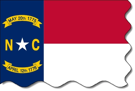 North Carolina state flag, medical clinics