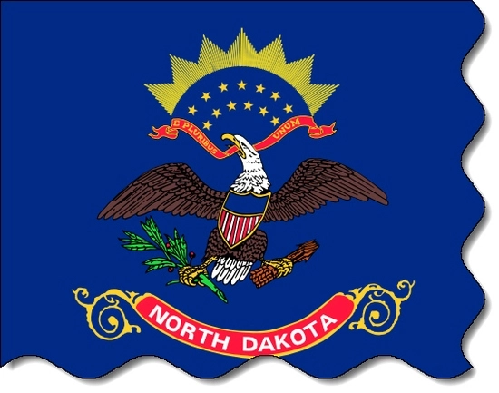 North Dakota state flag, blood testing facilities North Dakota state flag, medical clinics
