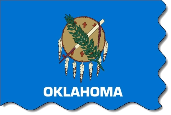 Oklahoma state flag, medical clinics