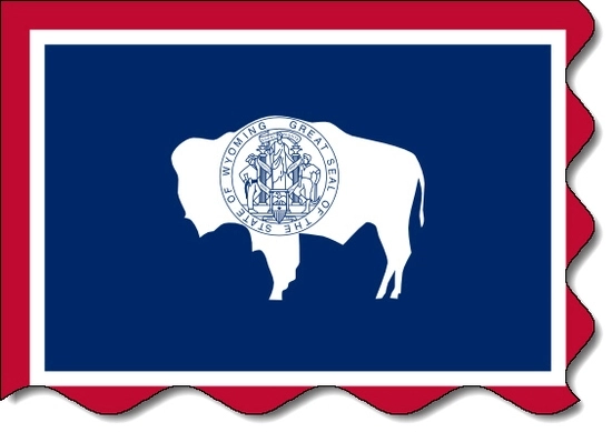 Wyoming state flag, medical clinics