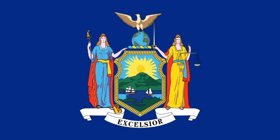 New York state flag, blood testing facilities New York state flag, medical clinics