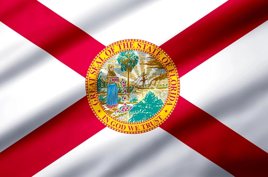 Florida state flag, medical clinics