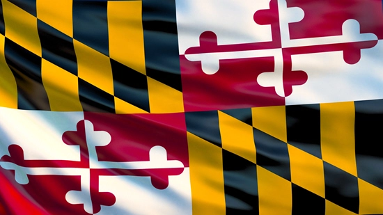 Maryland state flag, medical clinics