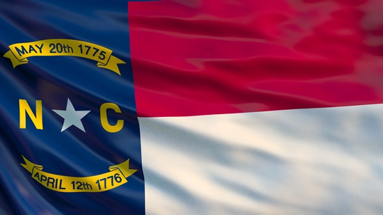 North Carolina state flag, medical clinics