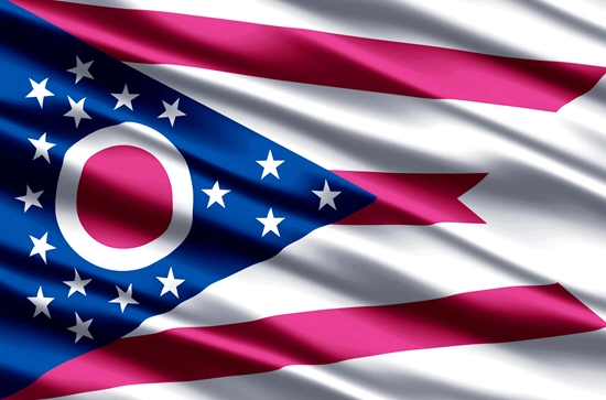 Ohio state flag, medical clinics