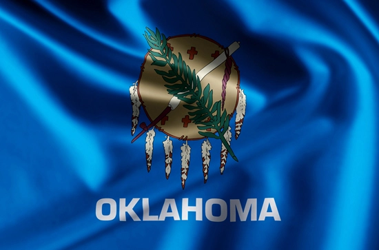 Oklahoma state flag, medical clinics