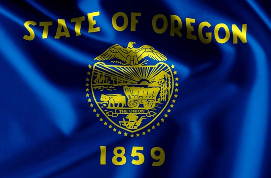 Oregon state flag, medical clinics