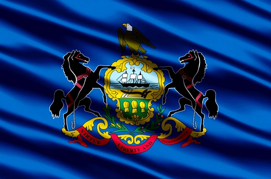 Pennsylvania state flag, medical clinics