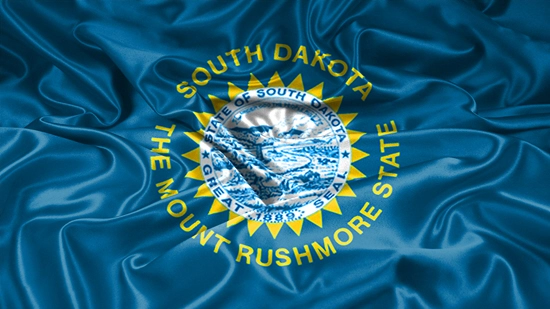 South Dakota state flag, medical clinics