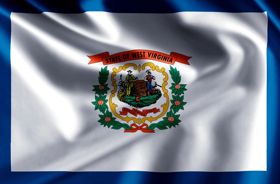 West Virginia state flag, medical clinics