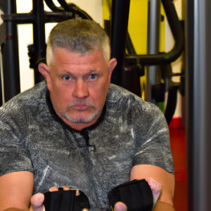a professional appealing image of a caucasian man or woman exercising in a gym 662 300x300