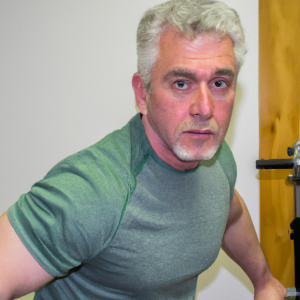 a professional appealing image of a caucasian man or woman exercising in a gym 780 300x300